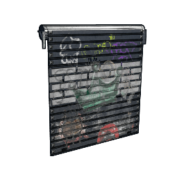 Vandalized Shop Door