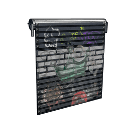 Vandalized Shop Door