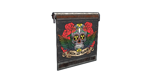 Dia De Los Muertos Garage Door