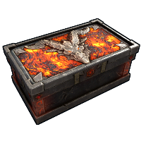 Molten Visage Large Box in Rust