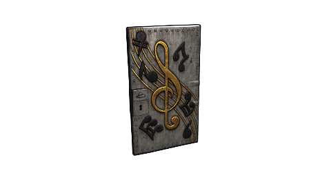 Musical Notes Door