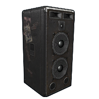 Concert Speaker Fridge in Rust