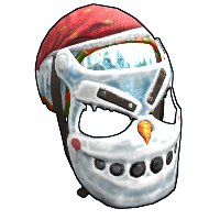 Evil Snowman Mask in Rust