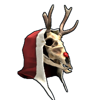 Rudolph Skull Mask