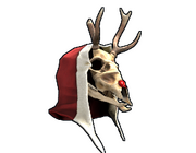 Rudolph Skull Mask