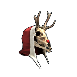 Rudolph Skull Mask
