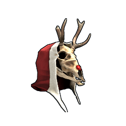 Rudolph Skull Mask