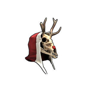 Rudolph Skull Mask