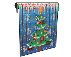 Christmas Tree Garage Door