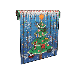 Christmas Tree Garage Door