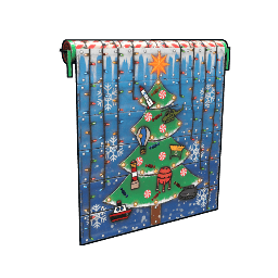 Christmas Tree Garage Door