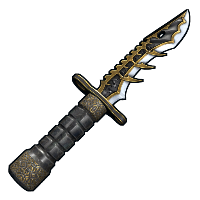 Dread Lord Knife in Rust