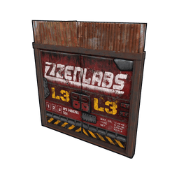 Oil Rig Double Door