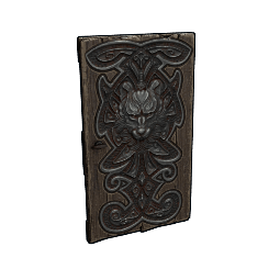 Wolf Den Wooden Door