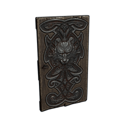 Wolf Den Wooden Door