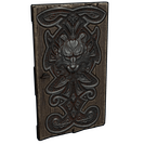 Wolf Den Wooden Door
