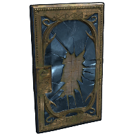 Broken Mirror Door in Rust