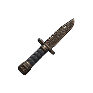Bronze Raven Knife