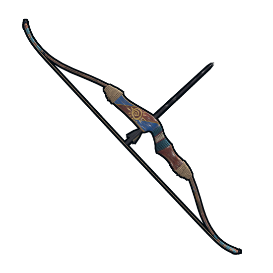 Native Hunting Bow in Rust