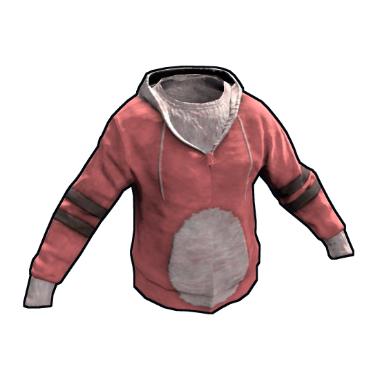 Tough Bunny Hoodie in Rust