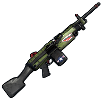 Bombshell M249 in Rust
