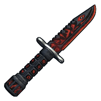 Combat Knife from Hell Rust Skins