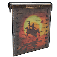 Rust Rider Door in Rust