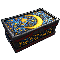 Night Sky Large Box in Rust