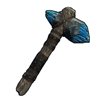 Gemstone Hatchet in Rust
