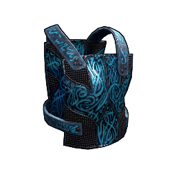 Azul Metal Chest Plate
