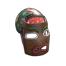 Naughty Gingerbread Facemask