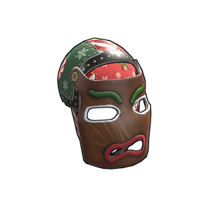 Naughty Gingerbread Facemask