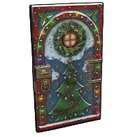 Santa's Front Door in Rust