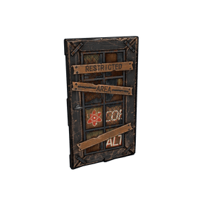 Cobalt Wooden Door
