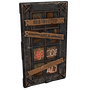 Cobalt Wooden Door