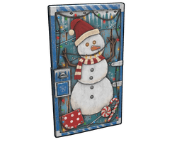 Snowman Door