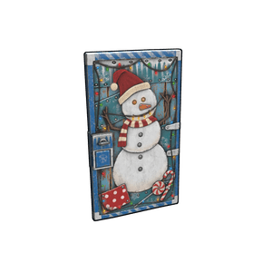 Snowman Door