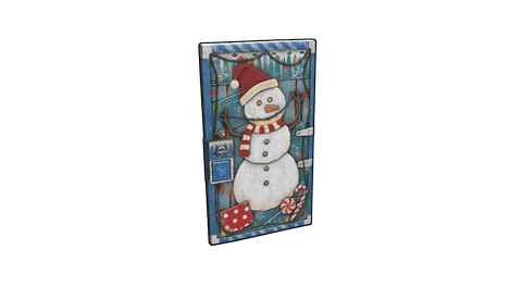 Snowman Door