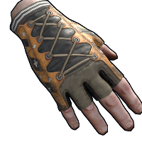 Survivor Gloves in Rust