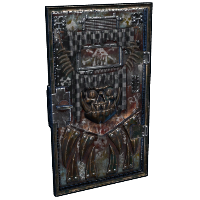 Armored Scrapper Door in Rust