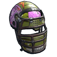 Vandal Face Mask in Rust