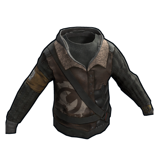 Railway Engineer Hoodie in Rust