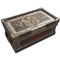 Pharaoh Mummy Box in Rust