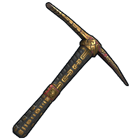 Montezuma Pick Axe in Rust