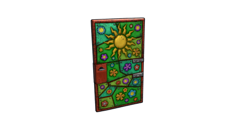 Flower Power Door