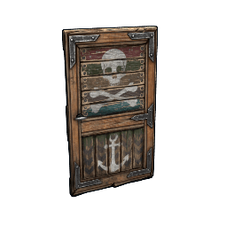 Pirate Wooden Door