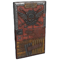 Bandit Sheet Metal Door in Rust