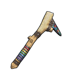 Mosaic Stone Pick Axe