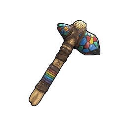 Mosaic Stone Hatchet
