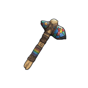 Mosaic Stone Hatchet